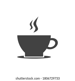 coffee cup icon isolated on white background. vector illustration