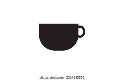 Coffee cup icon isolated on white background. Vector illustration.