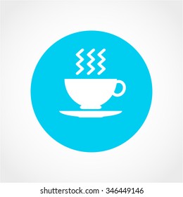 Coffee cup Icon Isolated on White Background