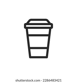 Coffee cup icon, isolated Coffee cup sign icon, vector illustration