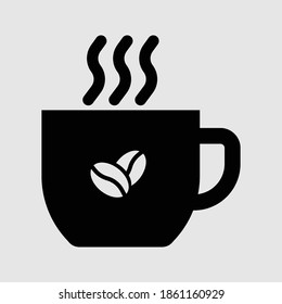 coffee cup icon isolated vector illustration