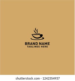 coffee cup icon logo