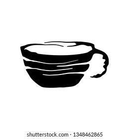 coffee cup icon. logo for cafe drink