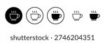 coffee cup icon logo design. cup a coffee sign and symbol