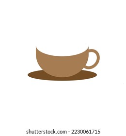 Coffee cup icon logo design template vector isolated illustration