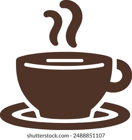 Coffee cup icon. Coffee logo design vector template