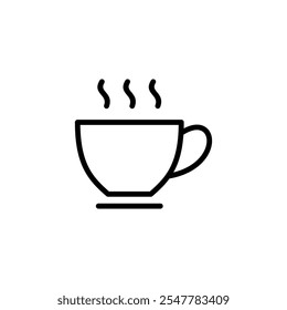 coffee cup icon logo design. cup a coffee sign and symbol