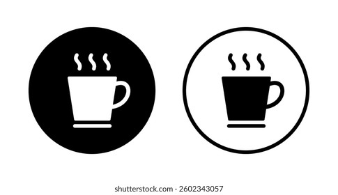 coffee cup icon logo design. cup a coffee sign and symbol