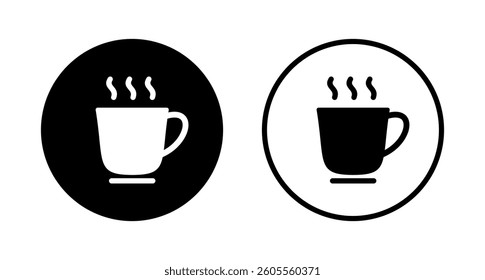 coffee cup icon logo design. cup a coffee sign and symbol