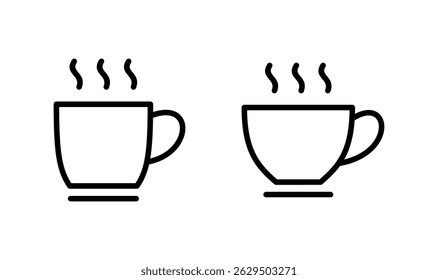 coffee cup icon logo design. cup a coffee sign and symbol