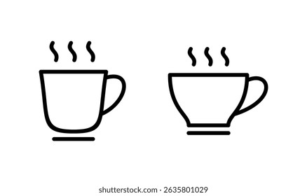 coffee cup icon logo design. cup a coffee sign and symbol
