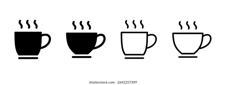 coffee cup icon logo design. cup a coffee sign and symbol