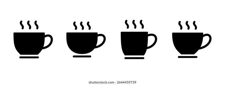 coffee cup icon logo design. cup a coffee sign and symbol