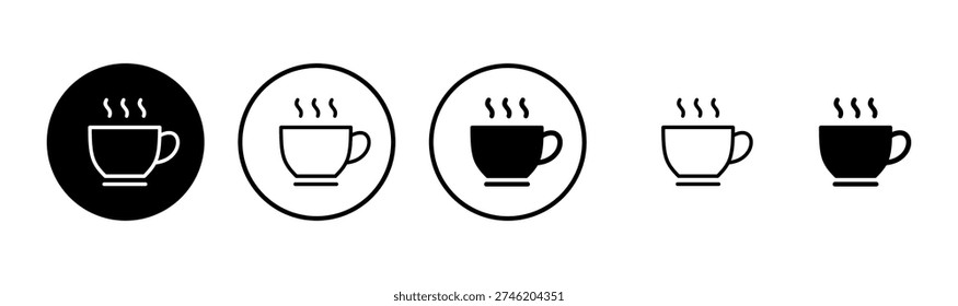 coffee cup icon logo design. cup a coffee sign and symbol
