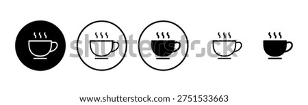 coffee cup icon logo design. cup a coffee sign and symbol