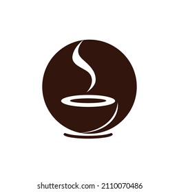 Vector libre del logotipo del icono del café