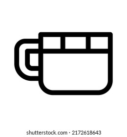 coffee cup icon or logo isolated sign symbol vector illustration - high quality black style vector icons
