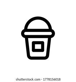 Coffee Cup Icon Logo Template Vector Design Illustration