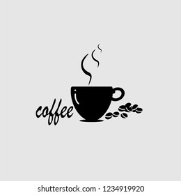 coffee cup icon or logo vector.