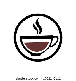 icono de taza de café, diseño de taza de café,