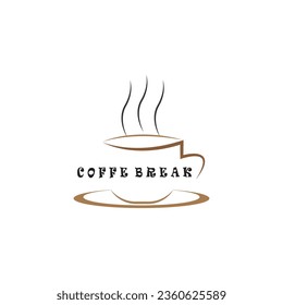 icono de taza de café. diseño de tazas de café, bebidas calientes espresso.

