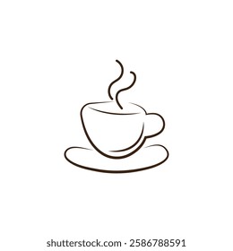 
coffee cup icon, coffee mug design, hot drink espresso.

