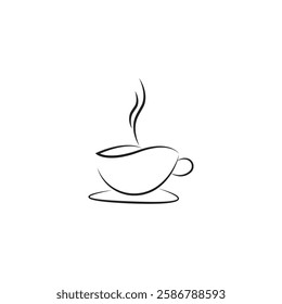 
coffee cup icon, coffee mug design, hot drink espresso.

