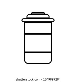 Kaffeetassen-Symbol auf weißem Hintergrund. Vektorgrafik.
