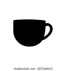 coffee cup icon on white background