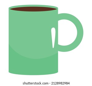 coffee cup icon on white background