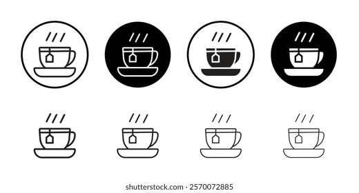 Coffee cup icon Outline vector for web ui