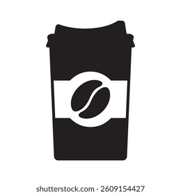 Coffee cup icon. Paper coffee cup icon.