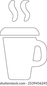 Coffee cup  icon. Coffee paper cup, plastic container for hot and cold drink, juice, tea. Vector illustration