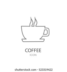 Coffee cup icon. Restaurant concept.