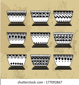 Coffee cup icon, retro style 