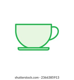 Juego de iconos de la taza de café. un vector de icono de café.