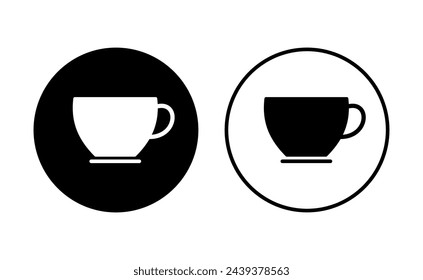 Coffee cup icon set. cup a coffee icon vector.