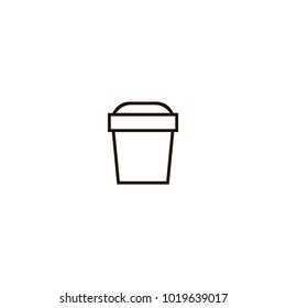 coffee cup icon. sign design