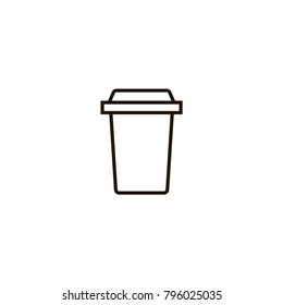 coffee cup icon. sign design