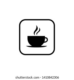 Coffee cup icon, Coffee cup sign vector