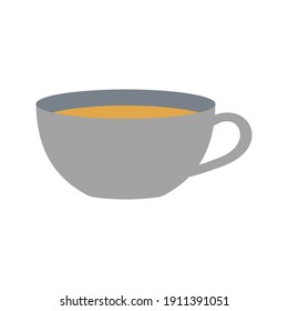 Kaffeetasse-Ikone. Kaffeezeichen. Vektorgrafik