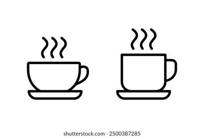 Coffee cup icon, Coffee cup sign vector