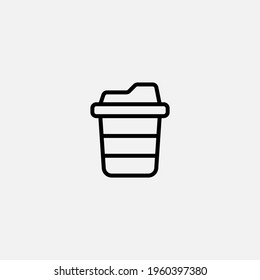 Coffee cup icon sign vector,Symbol, logo illustration for web and mobile
