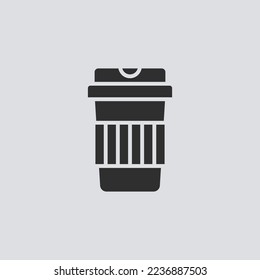 Coffee cup icon sign vector,Symbol, logo illustration for web and mobile