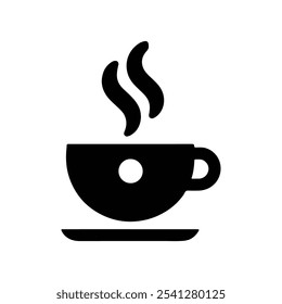 coffee cup icon silhouette vector.  Hand-drawn symbols, vector illustration silhouette image template. transparent png and vector illustration.