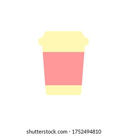 Kaffee, Tasse Ikone. Einfache, farbige Vektorelemente von Shopping-Center-Symbolen für i und ux, Website oder mobile Anwendungen