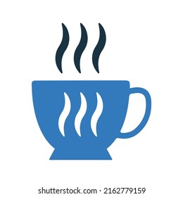 Coffee, cup icon. Simple editable vector design isolated on a white background.