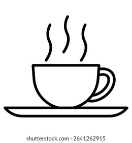 coffee cup icon simple flat icon vector symbol
