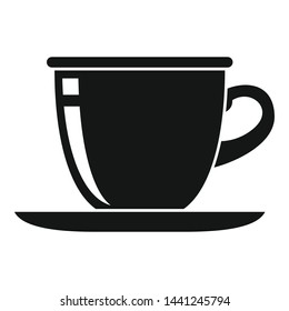 Coffee cup icon. Simple illustration of coffee cup vector icon for web design isolated on white background