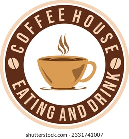 coffee cup icon stamp vector